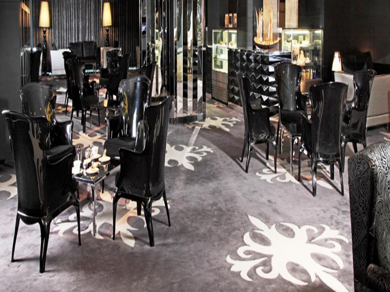 Radisson Blu Hotel New Delhi Paschim Vihar Экстерьер фото The interior of the restaurant
